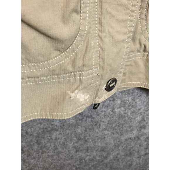 Kuhl Jacket Womens Small Tan Hooded Utility Field Coat Cotton Nylon Outdoor - Picture 2 of 14